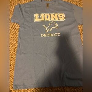 Detroit lions custom made shirt nwot